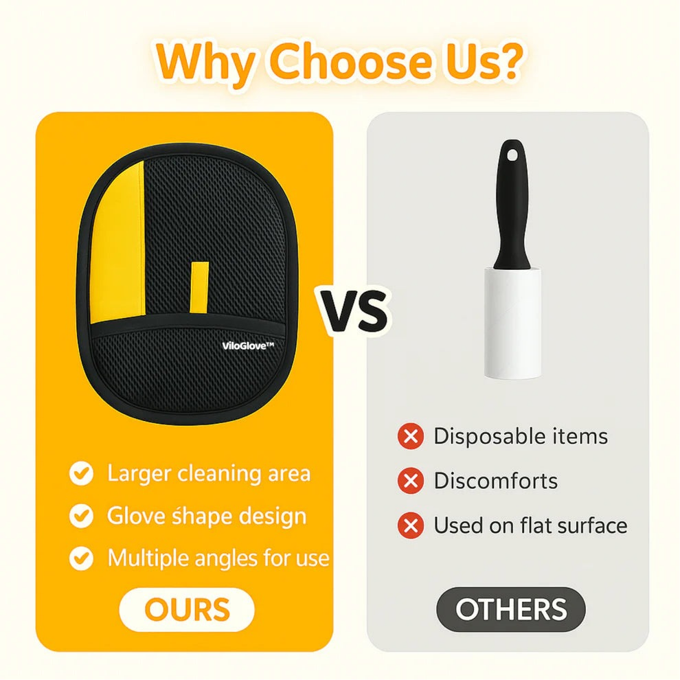 ViloGlove™ – The Ultimate Pet Hair Removal Glove by Vilopad