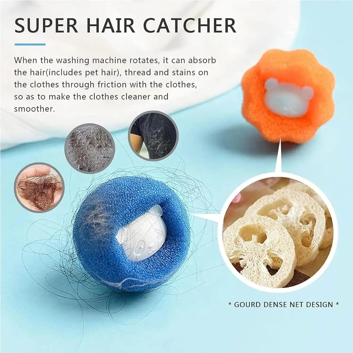ViloBall™ Laundry Hair-Catcher Set (8 PCS)
